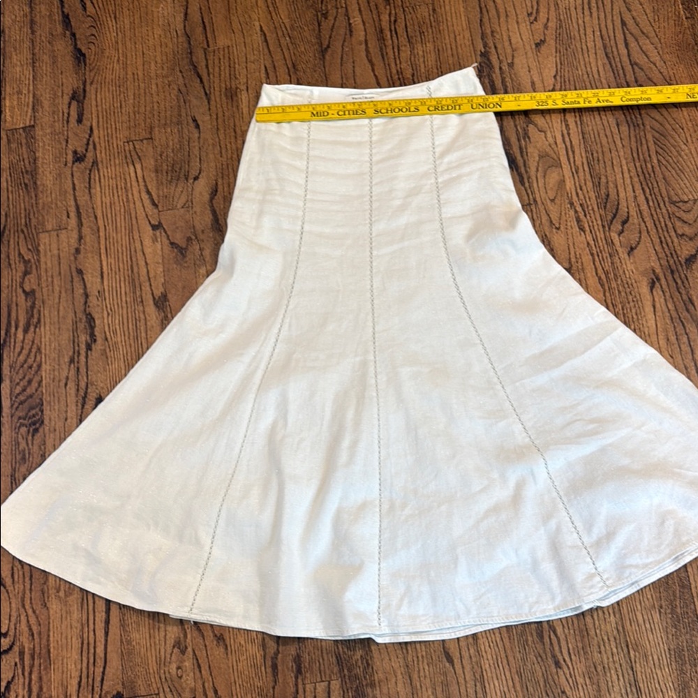 White House, black market, Cream Skirt Tea length